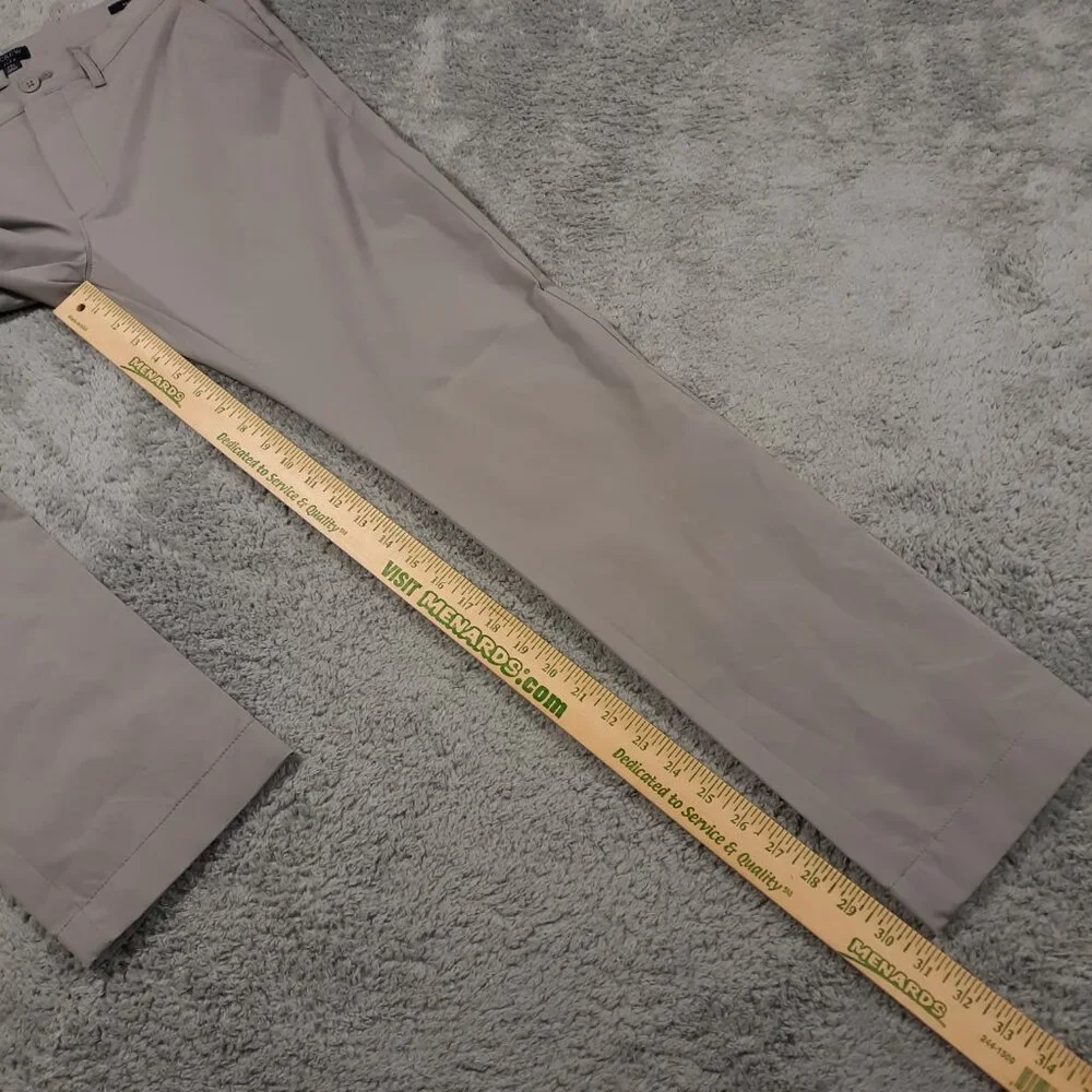 J.CREW Flex Chino Pants Mens Waist 31‎ Inseam 32 Slim Gray Lightweight Polyester